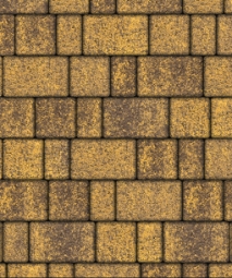 Тротуарная плитка Поревит Старый город Янтарь, 40 мм 3 плиты