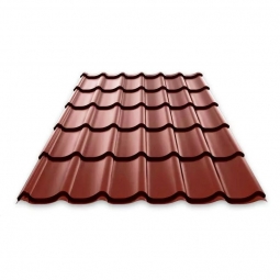 Металлочерепица Монтеррей Коррида RAL 3009