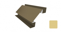 Угол внутренний сложный Первая Кровельная 65х18х30 (полиэстер) 2м бежевый