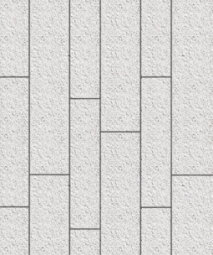 Тротуарная плитка Поревит Регата Мрамор Белый 60 мм 5 плит