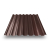 Профнастил МП-20 окрашенный с 2-х сторон RAL 8017 шоколад 0,5 мм