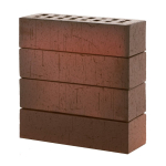 Кирпич клинкерный фасадный «Возрождение» «Ричмонд» «Винтаж» красный флеш Евро 0,7НФ