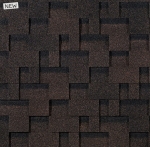 Гибкая черепица Docke Eurasia Лабиринт коричневый