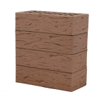Кирпич лицевой керамический «Светло-коричневый» «Рустик» пустотелый одинарный