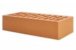 Кирпич лицевой керамический Абрикос пустотелый одинарный