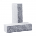 Кирпич лицевой силикатный «Неокрашенный» полнотелый утолщенный колотый