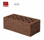 Кирпич лицевой керамический «Темный Шоколад» «Рустика» пустотелый утолщенный
