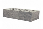 Кирпич лицевой керамический «Серый» «Пена» пустотелый одинарный