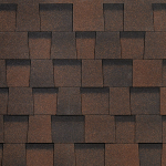 Ламинированная черепица Docke Dragon Standart темно-коричневый