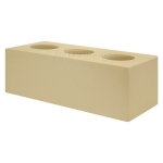 Кирпич лицевой силикатный «Желтый 1,4%» пустотелый утолщенный